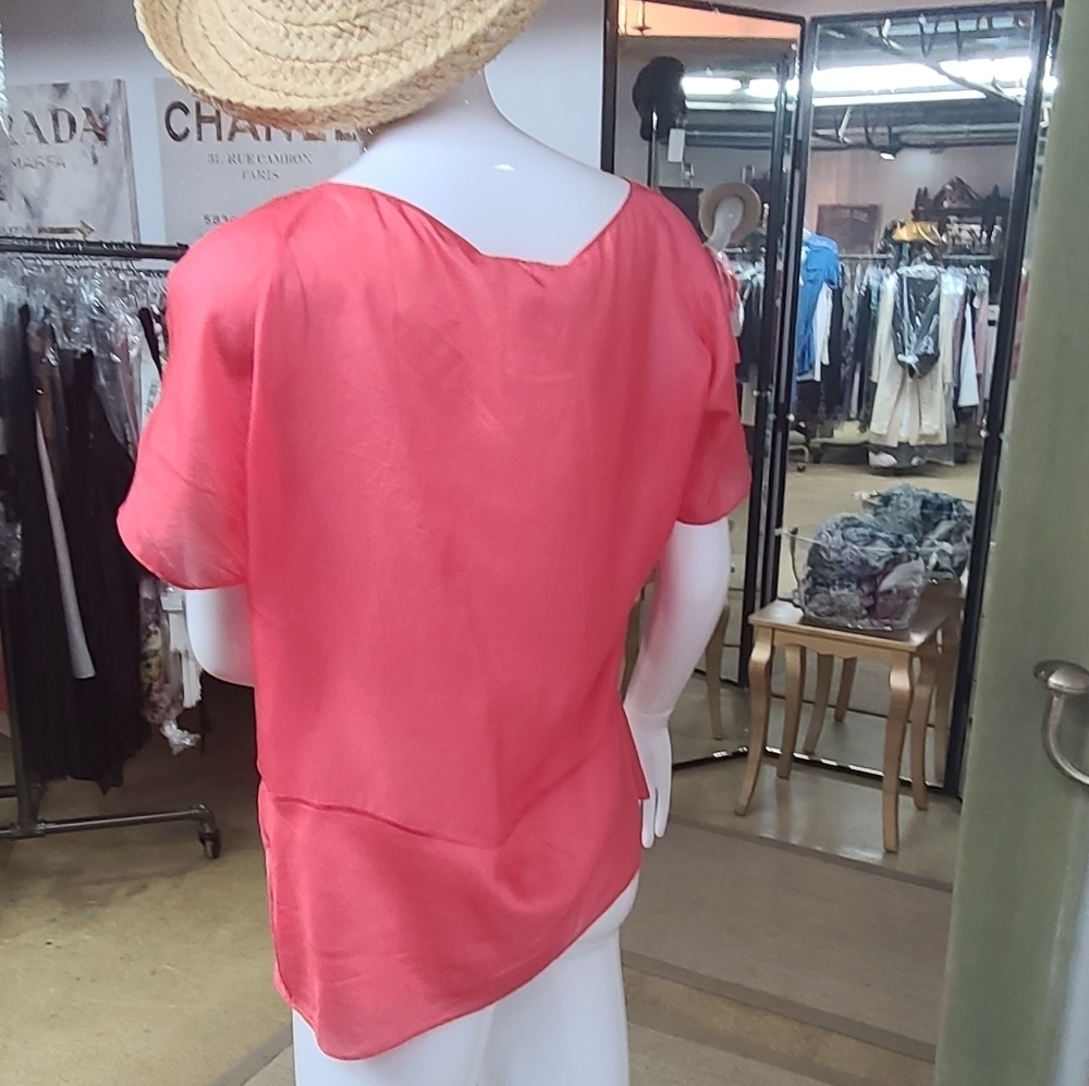 Chloe Silk Oversized Shirt - Picture 5 of 9